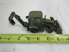 ERTL TRATOR AGRÍCOLA ESCALA 1:64 ESTOJO DE CONSTRUÇÃO RETROESCAVADEIRA VERDE MILITAR, usado comprar usado  Enviando para Brazil