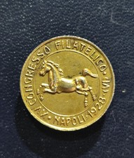 Spilla argento dorato usato  Italia