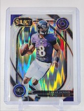 LAMAR JACKSON 2024 SELECT CLUB LEVEL WHITE SHOCK PRIZM RAVENS /199 Q4371 comprar usado  Enviando para Brazil