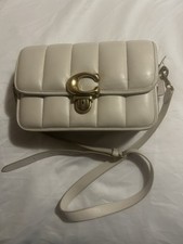 Bolsa de ombro Coach C7725 Studio acolchoada couro giz branco tiracolo comprar usado  Enviando para Brazil