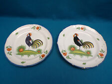 Paire assiettes coq d'occasion  Dampierre-sur-Linotte