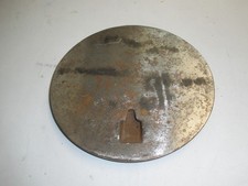 PLACA DE TAMPA DE FOGÃO A LENHA/CARVÃO FERRO FUNDIDO 8,25" 8-1/4" Marcada 8, usado comprar usado  Enviando para Brazil