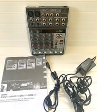 Behringer XENYX Q802USB 8 entradas 2 barramentos mixer IOB com fonte de alimentação caixa original comprar usado  Enviando para Brazil
