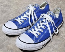 Tênis CONVERSE ALL STAR-Lona Azul, Unissex Verão Atlético-M.(9)/W.(11) comprar usado  Enviando para Brazil