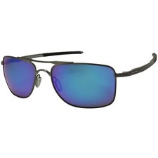 Óculos de sol Oakley OO 4124-0657 calibre polarizado 8 M fosco Gunmetal Prizm safira comprar usado  Enviando para Brazil