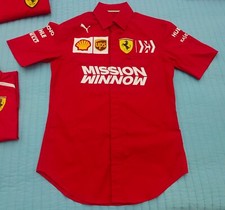 ✅ Puma Ferrari Shirt Mission Winnow Vettel Leclerc NOT FOR SALE 2019 / HAMILTON comprar usado  Enviando para Brazil