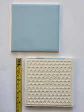 Telha cerâmica vintage feita nos EUA parede azul claro 4,25x4,25" cozinha banheiro comprar usado Telha cerâmica vintage feita nos EUA parede azul claro 4,25x4,25" cozinha banheiro comprar usado  Enviando para Brazil