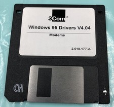 Drivers V4 para Windows 95 da 3com. Disquete 04 modems, usado comprar usado  Enviando para Brazil