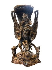 Holzfigur vishnu garuda gebraucht kaufen  Illingen