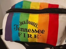 Usado, Riñonera Jack Daniels Tennessee Fire Cremallera ¡Patrón Arco Iris! ¡Muy lindo! Usado segunda mano  Embacar hacia Argentina