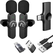 Microfone de lapela lapela sem fio clipe para microfone A2d - pacote com 2 comprar usado  Enviando para Brazil