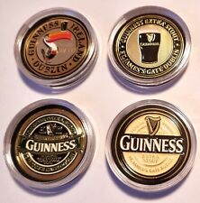 Usado, 4 x MOEDAS E CÁPSULAS IRLANDESAS COLECIONÁVEIS EM PERFEITO ESTADO GUINNESS edição oficial harpa tucana comprar usado  Enviando para Brazil
