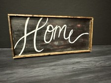 Placa de madeira para decoração de casa “casa”, usado comprar usado  Enviando para Brazil