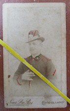 Cdv ritratto alpino usato  Monrupino