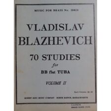 Tuba plana Blazhevich Vladislav Studies volume 2 BB 1968 comprar usado  Enviando para Brazil