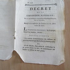 Decree national convention d'occasion  Expédié en Belgium