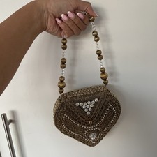 Womens gold beaded for sale  GREENFORD