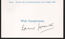 Ted edward heath for sale  ROCHESTER