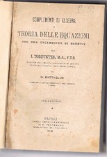 Teoria delle equazioni usato  Italia
