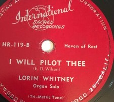 Vtg 78rpm Single10” Heavenly Vision By H. H. Lemmel &I Will Pilot Thee,ED Wilson, usado comprar usado  Enviando para Brazil