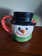Snowman mug gorgeous for sale  MORDEN