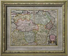 Brabant - Carte Of Brabant Suivant Les Nouvelles - Van Der Aa 1713 - Original na sprzedaż  Wysyłka do Poland