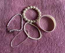 White neutral bracelet for sale  PETERBOROUGH