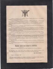 1895 faire part d'occasion  Toulouse-