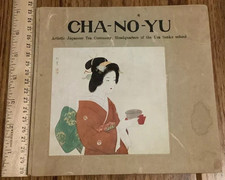 Cha-No-Yu 1948 Sen Soshitsu Paper Boards Written Japanese & English Tea Ceremony, usado comprar usado  Enviando para Brazil
