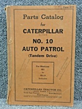 OEM Caterpillar CAT nº. 10 peças de motoniveladora de patrulha automática catálogo manual 4K comprar usado  Enviando para Brazil