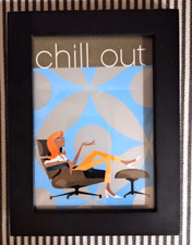 Framed mcm retro for sale  Yorba Linda