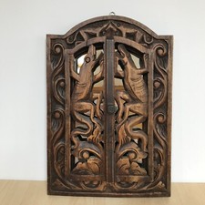 Carved lizard wooden for sale  GUILDFORD