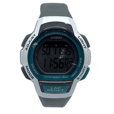 Relógio Casio Feminino Dual Time Cinza Pulseira de Resina Cronômetro Alarme comprar usado  Enviando para Brazil