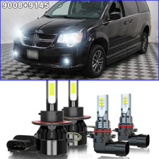 Para Dodge Grand Caravan 2008-2010 LED Kit de Faros + Lámparas antiniebla comprar usado  Enviando para Brazil