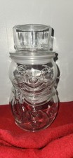 snowman glass candy jars for sale  Ewing