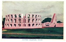Cartão postal antigo Observatório Jantar Mantar Delhi Índia comprar usado  Enviando para Brazil
