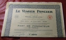 Viager foncier action d'occasion  Expédié en Belgium