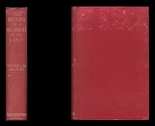 Record regiment line for sale  BRIDLINGTON