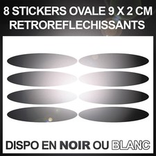 Stickers ovales réfléchissan d'occasion  Marseille II