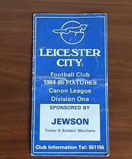 Leicester city fixture for sale  BILLINGHAM