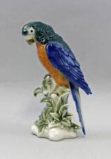 9942091 Porcelana Figura Wagner & Apel Pájaro Loro Ara Azul H22cm comprar usado  Enviando para Brazil