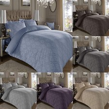 Jacquard duvet cover for sale  BOLTON