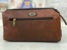 Leder reise kulturbeutel gebraucht kaufen  Langenlonsheim