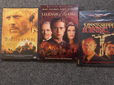 Legends of the Fall, Tears of the sun, Mississippi Burning - 3x DVDs Action, Adv comprar usado  Enviando para Brazil