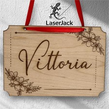 Targa legno con usato  Italia