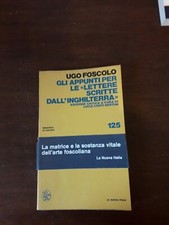 Foscolo appunti per usato  Firenze