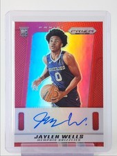 Usado, JAYLEN WELLS 2024-25 PANINI PRIZM DECA ROOKIE RED PRIZM A RC AUTOMÁTICO /99 Q2754 comprar usado  Enviando para Brazil