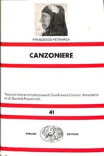 Canzoniere francesco petrarca usato  Italia