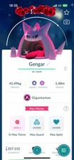 Pokémon Go Shiny Gengar Gigantamax -- Mini PTC 100K Stardust comprar usado  Enviando para Brazil