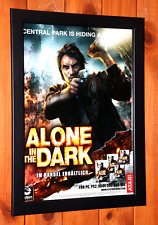 Usado, Alone in the Dark PS3 PS2 Xbox 360 Wii Antigo Raro Pôster Promocional / Página de Anúncio Emoldurada comprar usado  Enviando para Brazil